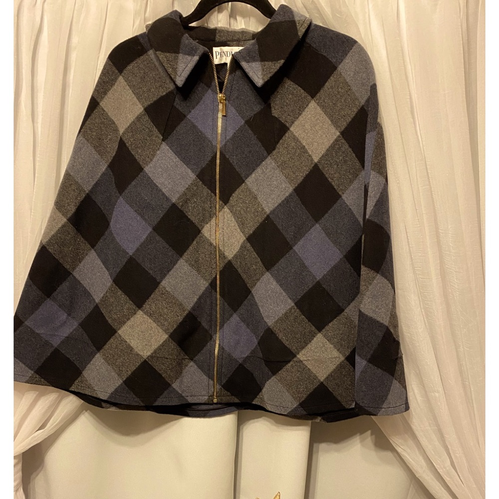Pendleton Zip Cape, Size Medium - image 1